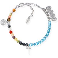 Bracciale Amen VITA CHRISTI ET MARIAE in Argento Perla BRVIMA - BRVIMA